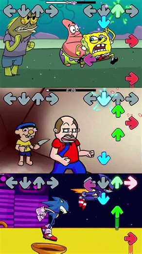 [FNF] Spongebob Vs Jeffy Vs Sonic