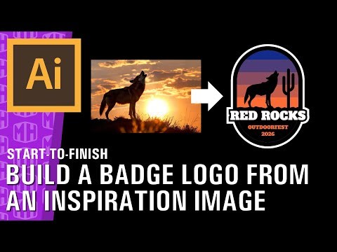 Build a Badge Logo from an Inspiration Image