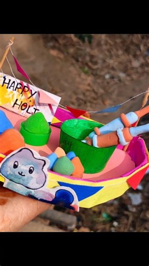 Holi mini hamper | Holi hamper ideas | Holi special mini gift hamper | holi hamper making idea | 🫟