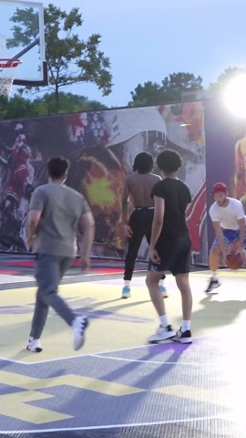 Basketball crossover in game!