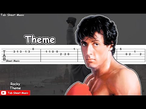 Rocky - Theme (Gonna Fly Now) Guitar Tutorial