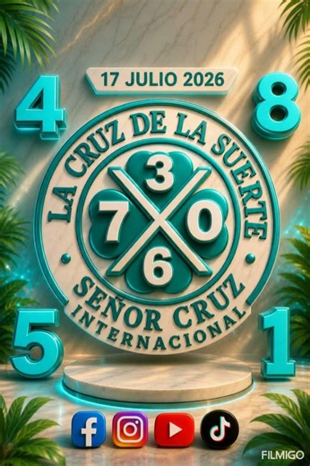 Cruz 17 julio 2026 !!!