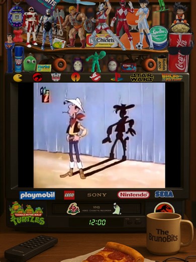 Lucky Luke - Abertura / Opening A história acompanha Lucky Luke, “o homem que dispara mais rápido do que a própria sombra”, um cowboy solitário que percorre o Velho Oeste americano a cavalo do seu fiel Jolly Jumper. Ao longo dos episódios, ele enfrenta bandidos, protege cidades e mantém a ordem com inteligência, calma e uma pontaria infalível. Em Portugal, a série estreou na RTP1 no dia 13 de Junho de 1987 na versão francesa com legendas em português. A série também passou na TVI em 1995. Mais t