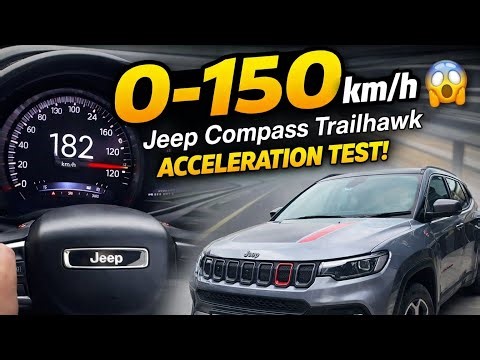 😱 Jeep Compass Trailhawk REAL Acceleration Test | 0–150 km/h 🔥