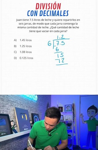¡Practiquemos las divisiones con decimales!