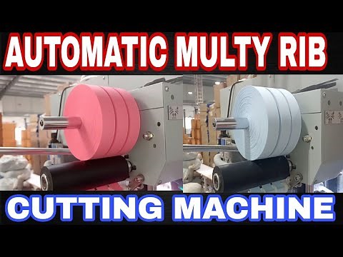 automatic multi rib cutting machine for garments.