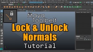 How to Better Manage Normals in Maya by Locking Them