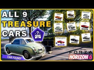 How to Find ALL 9 Treasure Car Locations ► Forza Horizon 6