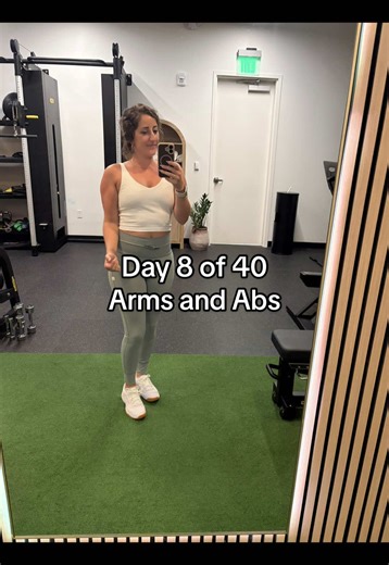 Day 8 Back in the gym today with an arms and abs workout. Nothing crazy — just staying consistent, moving my body, and sticking to the plan. Eight weeks of showing up. #fitnessjourney #stpete #floridalife #gymmotivation