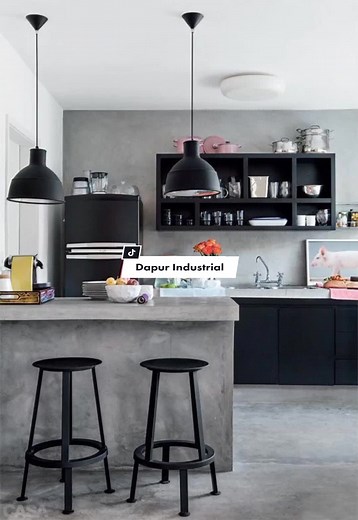 Industrial Kitchen Set - Dapur Industrial Design