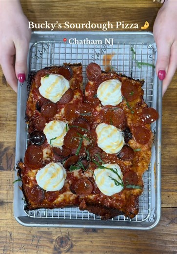 Welcome to our Tiktok! We specialize in sourdough specialty pizza. Stay tuned for more mouth watering content to come😍🍕 Located in Chatham NJ!! #buckyspizza #buckys #pizza #njpizza #sourdough #sourdoughpizza #specialtypizza #njfood