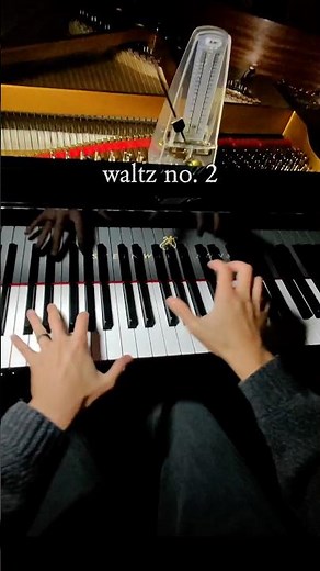 Waltz no. 2 by Shostakovich POV #piano #pianocover #classicalpiano #waltz