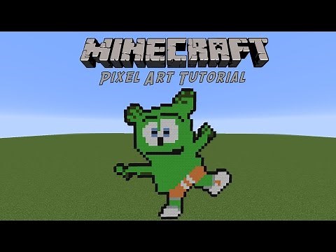 Minecraft Pixel Art Tutorial: Gummybear