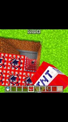 how to blast Minecraft #TNT glass #checking Minecraft #video #YouTube #shorts #server world survival