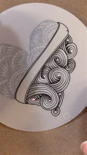 Zentangle, Inc on Instagram: "February is marked by a sweet little holiday, Valentine’s Day. Whether it’s celebrated with a cozy dinner for two or shared through small, thoughtful gestures with friends and family, this time of year invites us to pause and notice what lives in our hearts. This month, in our journals, we’re turning our attention inward and reflecting on our love story with the Zentangle Method. The where, the when, and the why. Was it the simple, repetitive lines that first caught