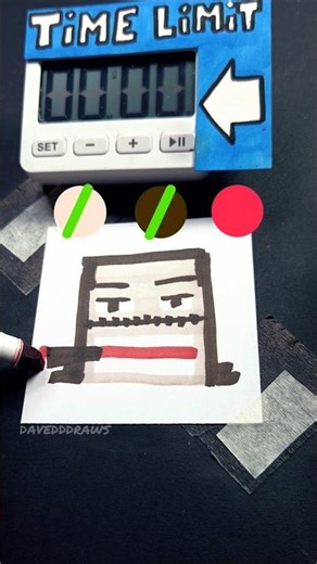 Drawing Crocodile in 40Sec (Minecraft x One Piece)