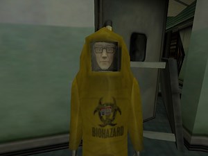 biohazard suit scientist for half life addon - Half-Life