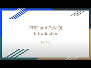 3D Protein Modeling: X-Ray Diffraction and PyMOL Tutorial