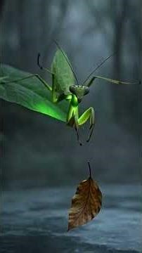 🪱 El ALIEN REAL que obliga a la MANTIS a Ahogarse 🌊 #curiosidades #animals #biologia