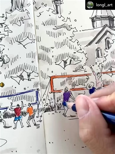 Urban Sketchers on Reels