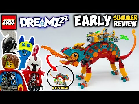 Mateo's Fire Chameleon EARLY Summer 2025 Review (BOTH BUILDS) | LEGO Dreamzzz Set 71492