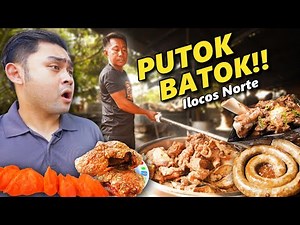 Ilocos Norte PUTOK BATOK Tour! Bagnet, Sinanglao,Empanada & Longganisa in BATAC!
