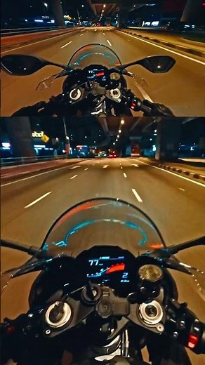 Night POV on the BMW S1000RR #s1000rr #gopro