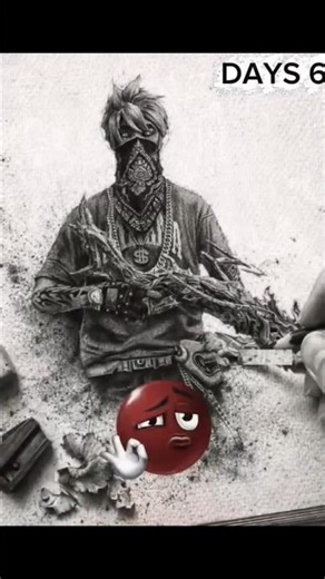 The Challenge: Free Fire Drawing Challenge: Day 6 ✍️🎮 #freefire #ffshorts #art #drawing #sketch