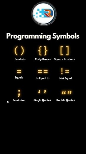 Stop Calling It "Squiggly Bracket"! (Programming Symbols Explained) #programing