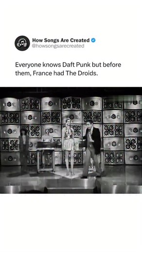 How Songs Are Created on Instagram: "Before Daft Punk made robots mainstream, French electronic music was already exploring futuristic sounds. The Droids were a short-lived French duo — Fabrice Cuitad and Yves Hayat — who fused disco rhythms with early synthesizers during the late-1970s Star Wars craze. They’re best known for their sci-fi-themed album Star Peace and tracks like “(Do You Have) The Force?”. Their song “The Force” became their defining moment, blending sci-fi imagery with electroni