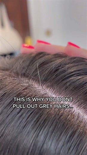 Why You Shouldn't Pull Out Grey Hairs