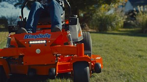 Smooth mowing, every time! Our patented Suspension Comfort System ensures a comfortable ride while you conquer your lawn. Say goodbye to feeling sore and hello to a luxury smooth mowing experience. https://bit.ly/3o2ivZn | Simplicity