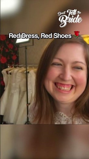 💃 Red dress, red shoes #donttellthebride #weddingdress
