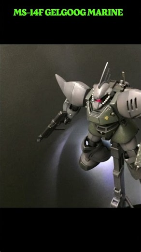 ガンプラ作成完了 HG ゲルググM リメイク #ガンプラ #プラモデル #記録するおじ #電飾 #led #塗装