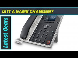 Plantronics Poly Edge E220 IP Desk Phone - The Best Desk Phone for Common Areas