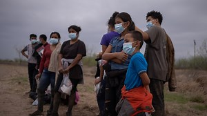 Illegal migrants undergo harsh weather conditions