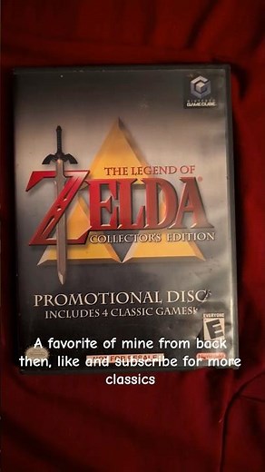 from my collection: the legend of Zelda collectors edition promo disc/ GameCube