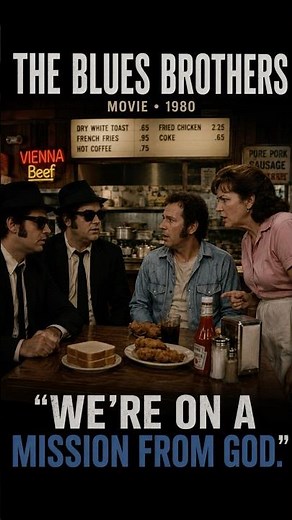 🎸 White Toast and Fried Chicken Brought the Band Back丨The Blues Brothers #shorts #movie