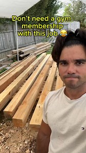 4K views · 37 reactions | Instead of timber framing, I call it timber fit. You don't need a gym membership when you timber frame all day!  #timberframe #timberframing #woodworking #woodwork #carpentrylife | Appalachian Wood Homestead | Facebook