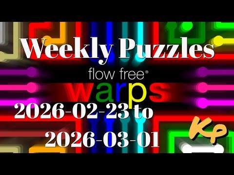 Flow Free Warps - Weekly Puzzles - Scattered Challenge - 2026-02-23 to 03-01 - Feb 23 to Mar 1 2026