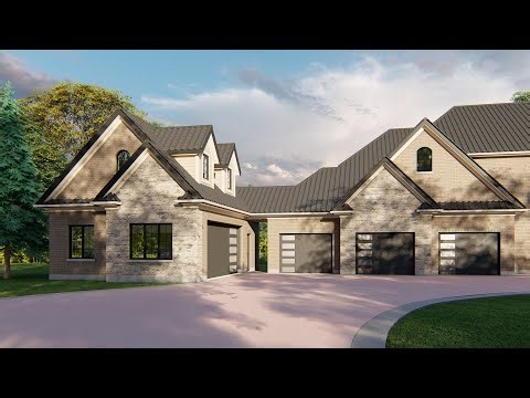 Traditional Carriage House | Addition | Side Loaded 2 Car Garage | Gable Dormers