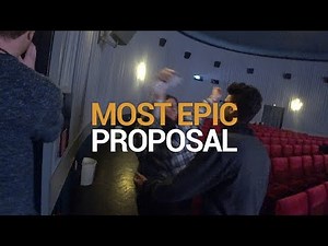 The Most Epic Movie Theater Proposal | OurNextTrip