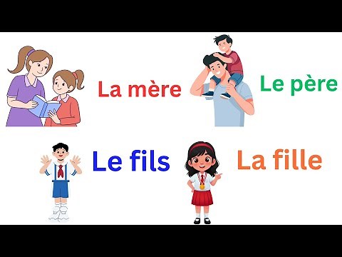 Easy French | Learn French | Family Members | Apprendre le français