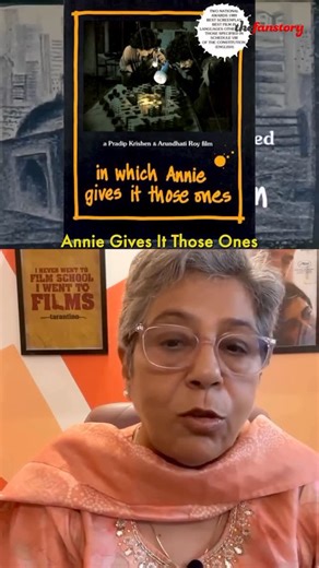The Fan Story on Instagram: "Before The God of Small Things, before Shah Rukh Khan became a star, there was In Which Annie Gives It Those Ones, a scrappy cult TV film about the kids who dreamed of changing the world one thesis at a time. Funny, political, poetic. Streaming on YouTube. Discover more hidden cinema gems, follow @thefanstory [inwhichanniegivesitthosones, arundhatiroy, srk, cultcinema, indianclassics, doordarshanfilms, 80sindianfilms, underratedgems, thefanstory]. #fblifestyle"