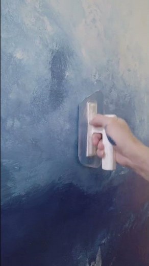 how to paint an ombre wall of metallic velvet paint | Vanlei's refitting vlog EP.4