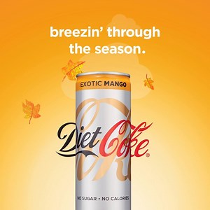 Autumn just got a bit brighter, with Diet Coke Exotic Mango 💃💃 | Diet Coke
