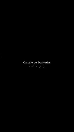 Derivada usando las reglas de derivación