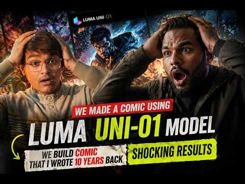 My 10-Year-Old Sci-Fi Comic Finally Exists I Built It With Luma UNI-1 AI | Full Tutorial