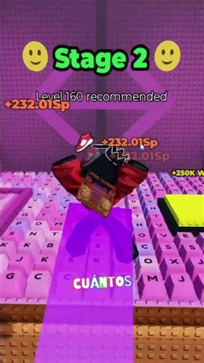 Escape del teclado de velocidad, pero si me caigo revelo cuántos Robux he gastado #roblox