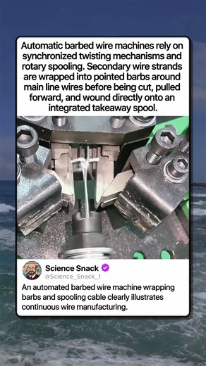 AUTOMATED BARBED WIRE MANUFACTURING